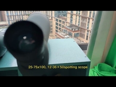 Giant Angled 25-75x 100mm Long Distance Spotting Scope For Astronomy