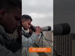 Gray 20-60x80 Spotting Binoculars HD Lens Telescope For Adults Wildlife Viewing Birding