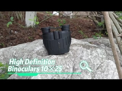 Small Strong Binoculars Folding Pocket 10x25 Telescope for Hunting